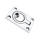 Maxbell Flush Pull Ring Handles Boat Ring Pulls Square for Boat Deck Hatch