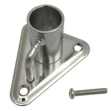 Maxbell Boat Cleat Stanchion Socket 316 Stainless Steel 90 Degree for Fishing Boat