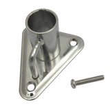 Maxbell Boat Cleat Stanchion Socket 316 Stainless Steel 90 Degree for Fishing Boat