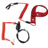 Maxbell Universal Boat Outboard Engine Motor Kill Stop Switch Safety Tether Lanyard