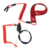 Maxbell Universal Boat Outboard Engine Motor Kill Stop Switch Safety Tether Lanyard