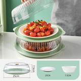 Maxbell Transparent Leftovers Cover Sealer food Indoor kitchen Vegetable White