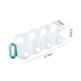 Maxbell Drink Can Organizers 4 Grids Portable Clear for Fridge Freezer Pantry Green