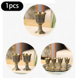 Maxbell European Style Wine Glass Goblet Drink Cup Durable for KTV Party Kitchen bronze