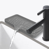 Maxbell Self Draining Soap Dish Holder Soap Tray Soap Box for Bathroom Gray Large