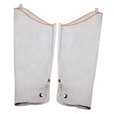 Maxbell Electric Welding Sleeves Heat Resistant W/ Elastic Cuff Protective Sleeves white