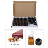 Maxbell Empty Essential Oil Bottles Amber Leakproof for Cosmetic Liquid Plug 2ml