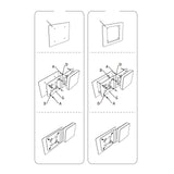 Maxbell VESA Mounting Bracket Fixed for Advertising monitor Flat