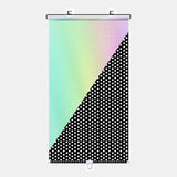 Maxbell Sun Shade Curtain Universal Privacy Drape Blackout for Car Window Cafe 50x125cm Black Dots