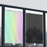 Maxbell Sun Shade Curtain Universal Privacy Drape Blackout for Car Window Cafe 50x125cm Black Dots
