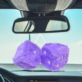 Maxbell 2Pcs Mirror dices Soft Hanging dices Model for Ornament Decoration purple