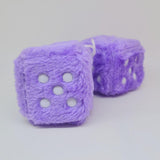 Maxbell 2Pcs Mirror dices Soft Hanging dices Model for Ornament Decoration purple