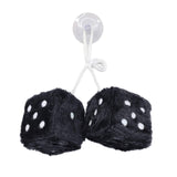 Maxbell 2Pcs Mirror dices Soft Hanging dices Model for Ornament Decoration black