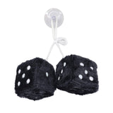 Maxbell 2Pcs Mirror dices Soft Hanging dices Model for Ornament Decoration black