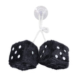 Maxbell 2Pcs Mirror dices Soft Hanging dices Model for Ornament Decoration black