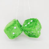 Maxbell 2Pcs Mirror dices Soft Hanging dices Model for Ornament Decoration green