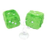 Maxbell 2Pcs Mirror dices Soft Hanging dices Model for Ornament Decoration green