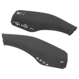 Maxbell 2Pcs Wiper Control Paddle covers for Replacement Black