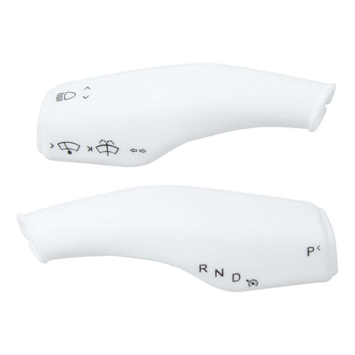 Maxbell 2Pcs Wiper Control Paddle covers for Replacement White