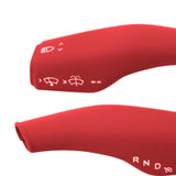 Maxbell 2Pcs Wiper Control Paddle covers for Replacement Red