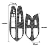 Maxbell 4Pcs Car window Switch Frame Cover for g37 07-13