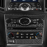 Maxbell Radio Panel Covers Trim Carbon Fiber for G37 2010-2013