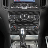 Maxbell Radio Panel Covers Trim Carbon Fiber for G37 2010-2013
