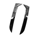 Maxbell 2Pcs Rear Window Side Spoiler Splitter Trim for 2007-2016