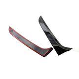 Maxbell 2Pcs Rear Window Side Spoiler Splitter Trim for 2007-2016