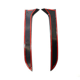 Maxbell 2Pcs Rear Window Side Spoiler Splitter Trim for 2007-2016