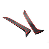 Maxbell 2Pcs Rear Window Side Spoiler Splitter Trim for 2007-2016