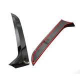 Maxbell 2Pcs Rear Window Side Spoiler Splitter Trim for 2007-2016