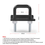 Maxbell Hitch Tightener Anti Rattle Stabilizer for 1.25" to 2" Hitches for Trailer