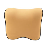 Maxbell Ergonomic Car Seat Headrest Neck Rest Cushion Memory Foam for Driving Beige