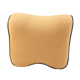 Maxbell Ergonomic Car Seat Headrest Neck Rest Cushion Memory Foam for Driving Beige