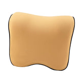 Maxbell Ergonomic Car Seat Headrest Neck Rest Cushion Memory Foam for Driving Beige