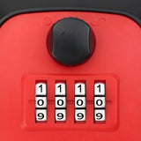 Maxbell Outdoor Key Storage Lock Box 4 Digit Wall Mounted for Garden Indoor Home Red