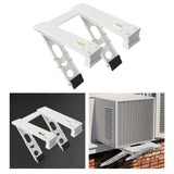 Maxbell Sturdy Air Conditioner Bracket Outdoor Hardware Accessories Double Row