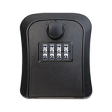 Maxbell Outdoor Key Storage Lock Box 4 Digit Wall Mounted for Garden Indoor Home Black