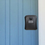 Maxbell Outdoor Key Storage Lock Box 4 Digit Wall Mounted for Garden Indoor Home Black