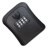 Maxbell Outdoor Key Storage Lock Box 4 Digit Wall Mounted for Garden Indoor Home Black