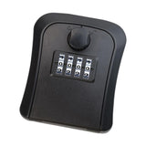 Maxbell Outdoor Key Storage Lock Box 4 Digit Wall Mounted for Garden Indoor Home Black