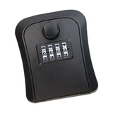 Maxbell Outdoor Key Storage Lock Box 4 Digit Wall Mounted for Garden Indoor Home Black