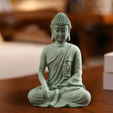 Maxbell Sandstone Buddha Statue Decor Figurine Zen for Home Decoration Outdoor