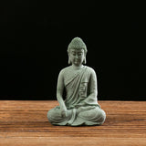 Maxbell Sandstone Buddha Statue Decor Figurine Zen for Home Decoration Outdoor