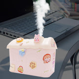 Maxbell Essential diffuser Air Humidifier Small Silent Cool Mist Humidifier PInk