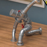 Maxbell Creative Steampunk Decoration Robot Statue for Tabletop Cabinet Living Room