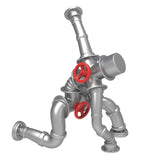 Maxbell Creative Steampunk Decoration Robot Statue for Tabletop Cabinet Living Room