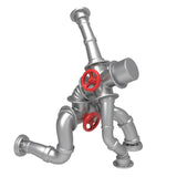 Maxbell Creative Steampunk Decoration Robot Statue for Tabletop Cabinet Living Room