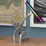 Maxbell Creative Steampunk Decoration Robot Statue for Tabletop Cabinet Living Room